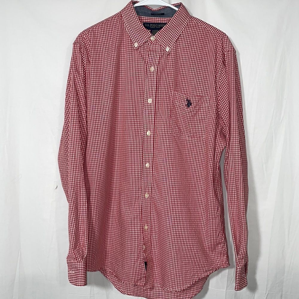 U.S polo button down T shirt